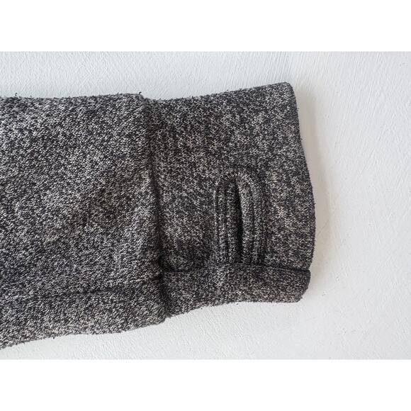 Obey Zip Up Hoodie Embroidered Graphic Gray Sweatshirt Thumb Holes Womens XS - Picture 5 of 5